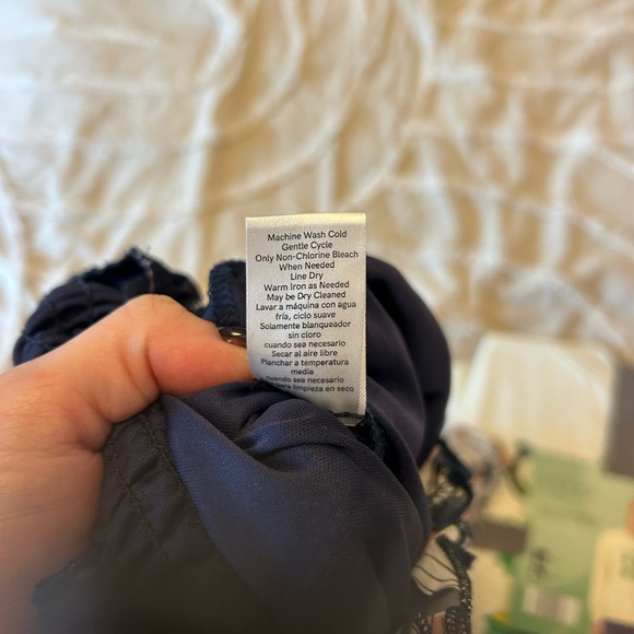 VENUS Floral High Low Dress - Blue and Cream - Picture 6 of 8